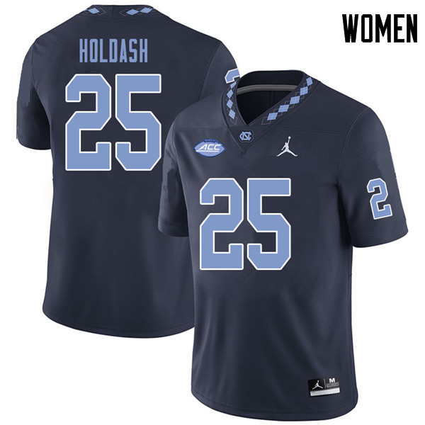 Jordan Brand Women #25 Irv Holdash North Carolina Tar Heels College Football Jerseys Sale-Navy